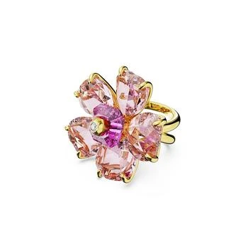 推荐Crystal Flower Pink Florere Cocktail Ring商品