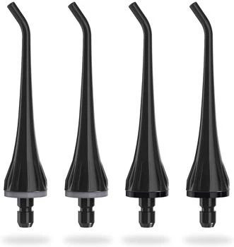 Fairywill's Water Flosser Tip REPLC 4 Pcs, ONLY Fits for the FW 5020, Family Water Flosser REPLC Tips, Eco-Friendly Durable ABS Material - (in 2 Colors Black & Grey)