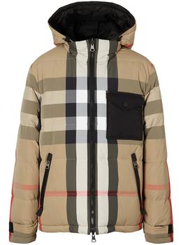 推荐BURBERRY reversible hooded padded jacket商品