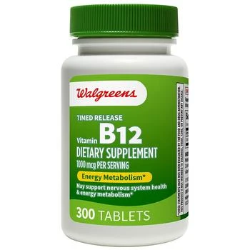 Walgreens | Timed Release Vitamin B12 1000 mcg Tablets (300 days),商家Walgreens,价格¥147