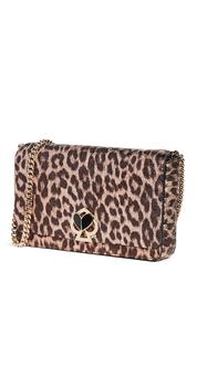 kate spade new york, Kate Spade | Kate Spade New York Nicola Metallic Leopard Chain Wallet商品图片 6.9折