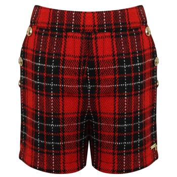 商品GUESS | Red Tartan Button Detail Shorts,商家Designer Childrenswear,价格¥196图片