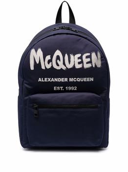 推荐ALEXANDER MCQUEEN - Logo Print Backpack商品