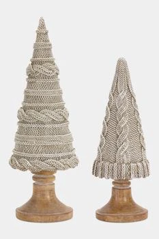 推荐Woven Sweater Holiday Tree Decor Set商品