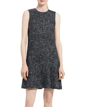 推荐Tweed Asymmetrical Seam Dress商品