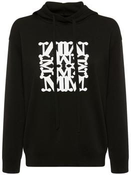 推荐Edy Logo Jacquard Wool Knit Hoodie商品