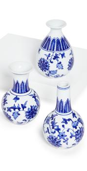 商品Two's Company | Two's Company Canton Collection 3 件花瓶,商家Shopbop,价格¥371图片