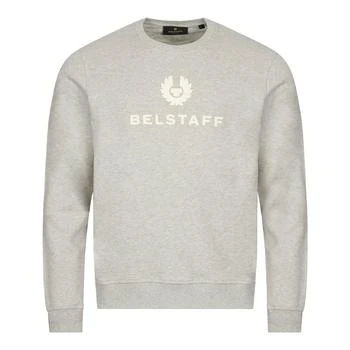 推荐Belstaff Signature Crew Neck Sweatshirt - Old Grey Heather商品