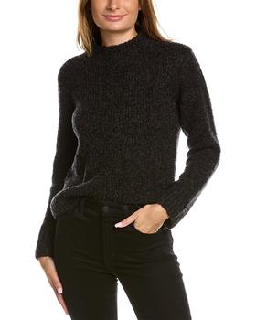 vince真丝, Vince | Vince Textured Mock Neck Wool, Cashmere & Silk-Blend Sweater商品图片 4.9折