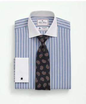 Brooks Brothers | Brooks Brothers X Thomas Mason® Cotton Poplin English Collar, Striped Dress Shirt 5折, 独家减免邮费