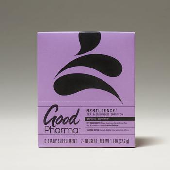 商品Resilience* Green Tea & Chaga Mushroom Infusion ONE BOX (7 SERVINGS),商家Verishop,价格¥167图片