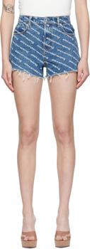 alexander wang短裤, Alexander Wang | Blue Denim Shorts商品图片 