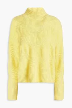 推荐Ribbed cashmere turtleneck sweater商品