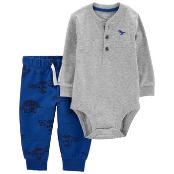 Carter's | Baby Boys Henley Bodysuit and Pant, 2 Piece Set商品图片,