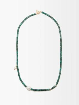 Eliou | Corinth jade & baroque-pearl necklace,商家MATCHES,价格¥659