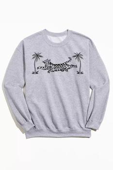 推荐Body Ruiner Tiger Crew Neck Sweatshirt商品