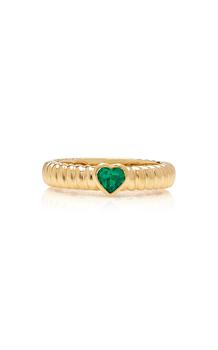 商品Anita Ko | Anita Ko - Thin Zoe 18K Yellow Gold Emerald Ring - Gold - US 6 - Moda Operandi - Gifts For Her,商家Moda Operandi,价格¥29667图片
