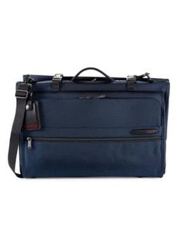Tumi | Tri-Fold Ballistic Nylon & Leather-Trim Garment Bag商品图片,7折