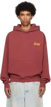 Drew House | Burgundy Embroidered Hoodie 6.1折