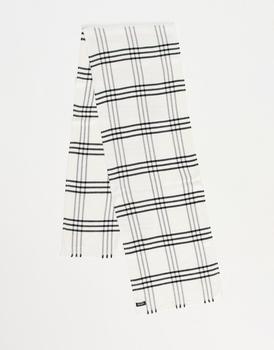 推荐Gianni Feraud scarf in white and black check商品