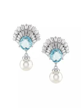 Swarovski | Idyllia Crystal & Imitation Pearl Drop Earrings,商家Saks Fifth Avenue,价格¥1493