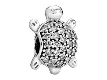 潘多拉戒指是什么牌子, PANDORA | Pavé Sea Turtle Charm商品图片 