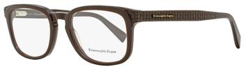 推荐Ermenegildo Zegna Men's  Eyeglasses EZ5109 050 Dark Brown 52mm商品