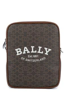 Bally | Bally Logo-Printed Zip-Up Shoulder Bag 6.2折
