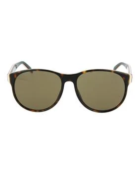 Gucci | Round-Frame Acetate Sunglasses 2.5折×额外9折, 独家减免邮费, 额外九折