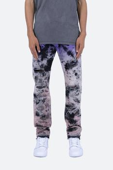 mnml牛仔裤, MNML | D208 Skeleton Straight Denim - Purple商品图片 6.3折