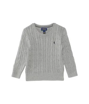 Ralph Lauren | Cable-Knit Cotton Sweater (Toddler/Little Kid),商家Zappos,价格¥478