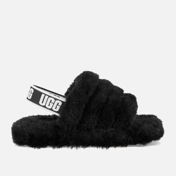 ugg kids, UGG | UGG Kids' Fluff Yeah Slide Slippers - Black商品图片 