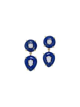 Sauer | Lapis Lazuli Drop Earrings,商家KIRNA ZABÊTE,价格¥37729