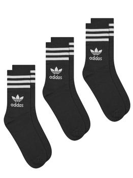 Adidas | Adidas Originals Logo Intarsia Three-Pack Socks商品图片,8.6折×额外9折, 独家减免邮费, 额外九折