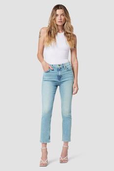 Hudson | Holly High-Rise Straight Crop Jean Tomorrow Tomorrow (Blue)商品图片,6.7折