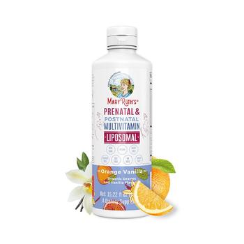 商品MaryRuth Organics | Prenatal Multivitamin Liposomal, Vanilla Peach, 16oz,商家Macy's,价格¥322图片