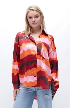 推荐Recycled Wavy Printed Shirt商品