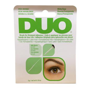 商品DUO Brush On Striplash Adhesive With Vitamins A C And E Clear, 0.18 Oz,商家MyOTCStore,价格¥51图片