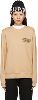 burberry卫衣, Burberry | Beige Location Print Sweatshirt商品图片 