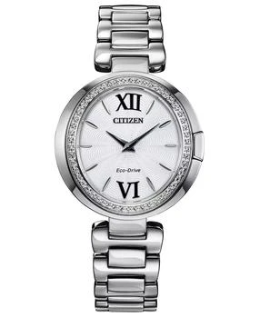 Citizen | Eco-Drive Women's Capella Stainless Steel Bracelet Watch 34mm,商家Macy's,价格¥3090