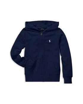 Ralph Lauren | Girls' French Terry Zip-Up Hoodie - Little Kid,商家Bloomingdale's,价格¥339