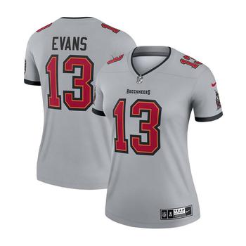了解迈克达威, NIKE | Women's Mike Evans Gray Tampa Bay Buccaneers Inverted Legend Jersey商品图片 