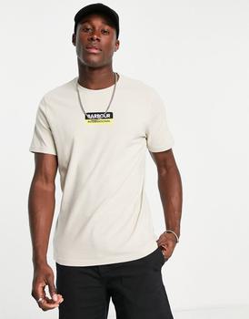 Barbour International, Barbour International | Barbour International logo t-shirt in beige商品图片 