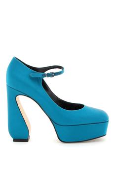 yee si, SI ROSSI | Si rossi crepe satin pumps商品图片 7.2折