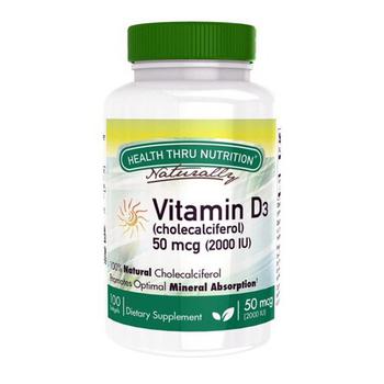 商品Health Thru Nutrition Vitamin D3 2 000iu Softgels, 100 Ea图片