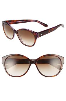 Kate Spade | 'kiersten' 56mm cat eye sunglasses商品图片,3.7折