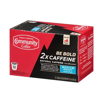 商品Community Coffee | 2X Caffeine Medium Roast Single Serve Pods, Keurig K-Cup Brewer Compatible, Pack of 60,商家Macy's,价格¥480图片