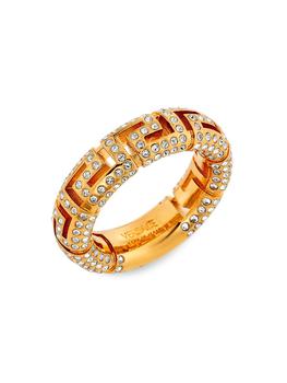 商品Goldtone & Glass Crystal Greca Ring图片