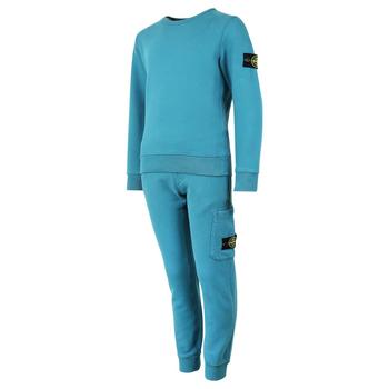 Stone Island Junior | Blue Compass Logo Tracksuit商品图片,额外8折, 额外八折