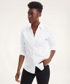 推荐Fitted Non-Iron Stretch Supima® Cotton Dress Shirt商品